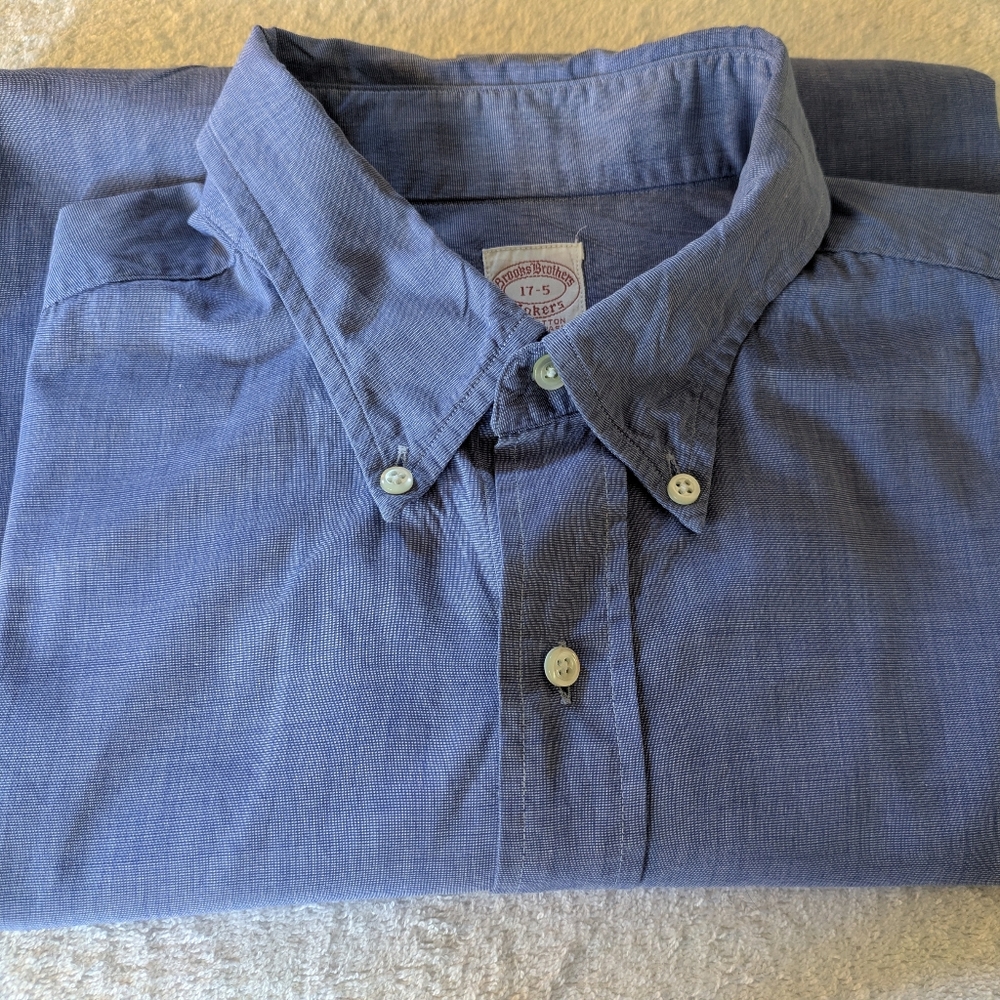 Brooks Brothers Classic Blue Casual Shirt